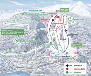 Shirakabakogen Kokusai Ski Area trail map